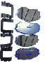 Image of Disc Brake Pad Set (Front) image for your 2014 Hyundai Elantra   